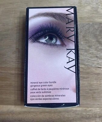 Mary Kay Mineral Eye Color 3 Pack Bundle Gorgeous GREEN Eyes Eyeshadow | NEW - Image 1 of 4