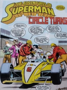 ADVENTURE OF SUPERMAN #435 COMIC ORDWAY PRODUKTIONSKUNST SIGNIERT ANTHONY TOLLIN - Bild 1 von 7