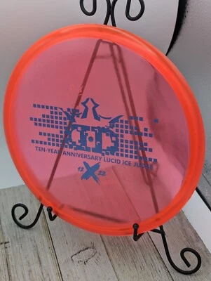 New Dynamic 10 Year Anniversary Lucid Ice Judge Putter Disc Golf Disc 172 Grams  - Image 1 of 4