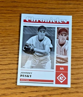JOHNNY PESKY 2023 Panini Chronicles #22 - Image 1 of 2