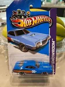 Ford Gran Torino Sport Blue Hot Wheels 2013 Showroom '72 - Imagen 1 de 1