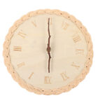  Creative Rattan Wall Clock Basswood Office Decoration Home Round