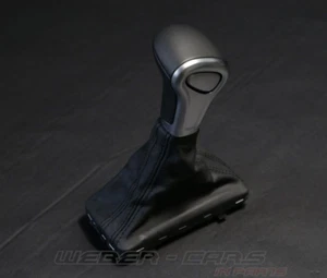 Leather Gear Shift Knob Handle 8K1713139R Audi A4 8K A5 8T FACELIFT 22km - Picture 1 of 13