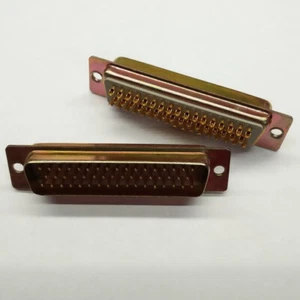1 Stk. 50 poliger Stecker und 1 Stk. 50 polig Buchse 3 reihig D-Sub Stecker Lötzinn - Bild 1 von 2