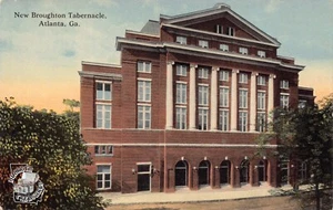 GA~GEORGIA~ATLANTA~NEW BROUGHTON TABERNACLE~C.1910 - Picture 1 of 2