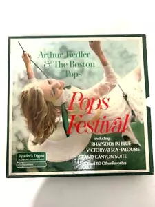 1967 Reader's Digest Arthur Fiedler & The Boston Pops Festival Box Set 10 LPs - Picture 1 of 3