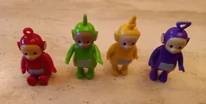 TELETUBBIES HOME HILL HOUSE FIGURE PO LAA LA DIPSY TINKY GRANDI DECORAZIONI PER TORTE - Foto 1 di 5
