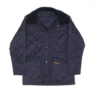 BARBOUR Liddesdale Boys Quilted Jacket Black S - Picture 1 of 8