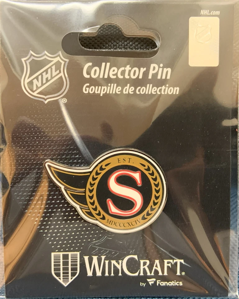 OTTAWA SENATORS LOGO COLLECTOR PIN NEW WINCRAFT - Image 1 of 1