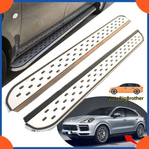 estriberas peldaños laterales barra Nerf para Porsche Cayenne 2018+ 2021 2022 2023 - Imagen 1 de 6