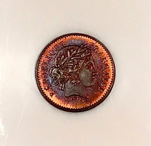 Pattern 1848 France Republic 20 Francs Essai MAZ-1254B NGC MS66 Lavender Violet! - Picture 1 of 6