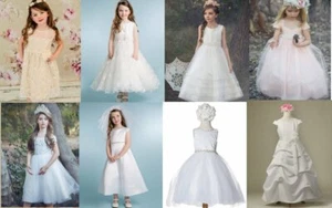 NEW Flower Girl Birthday first communion Easter Wedding Party Dress 2-14 yr - Picture 1 of 35