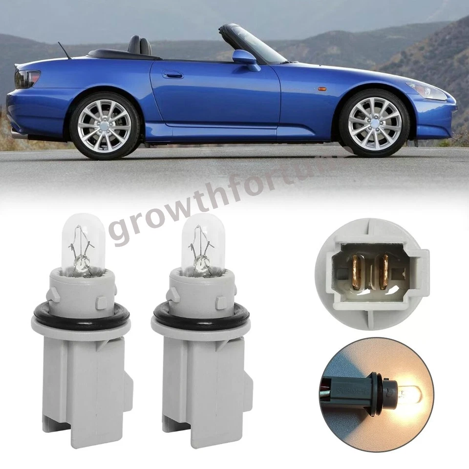 Juego de 2 bombillas de enchufe de luz de marcador lateral para Honda Civic EG6 EK9 Integra DC2 DC2 DA6 Foto 1 de 4