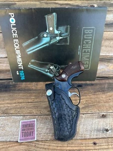Bucheimer Detective Black Basket Leather Holster For S&W 36 37 2" Chief Special - Picture 1 of 2