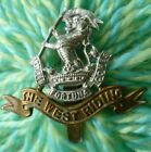 WW1 The Duke of Wellingtons West Riding Cap Badge Bi-Metal ANTIQUE Original