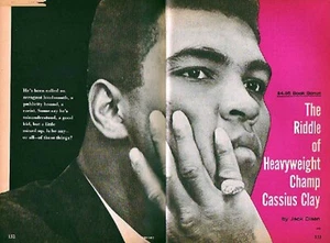 MUHAMMAD ALI 1967 BOXING CASSIUS CLAY PICTORIAL JACK OLSEN BOOK BONUS - Picture 1 of 1