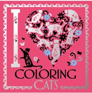 Brand New - I HEART COLORING CATS By Lizzie Preston & Erica Salcedo - Picture 1 of 1