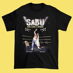 NEU SELTEN!! Sabu T-Shirt schwarz Baumwolle alle Größen S-345XL Geschenk für Fans HRN187 - Bild 1 von 4