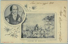 98037 - CARTOLINA d'Epoca - BARI provincia - Illustrata: Disfida BARLETTA 1903