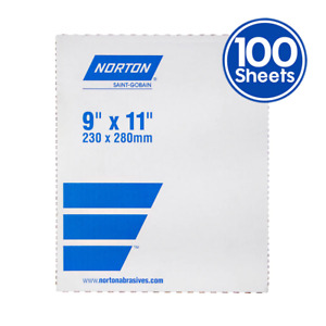 Norton NO-FIL A275 Sandpaper Sheets P80 - P1200 230X280MM Box 100