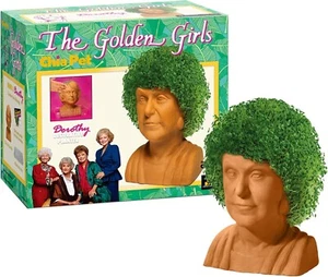 CHIA PET THE GOLDEN GIRLS DOROTHY BEA ARTHUR DECORATIVE PLANTER NEW - Picture 1 of 1