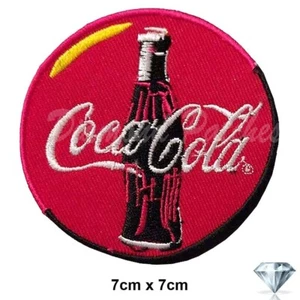 Coca Cola Classic Stickerei Patch Bügelbild Aufnähen Film Comic Mode Abzeichen - Bild 1 von 2