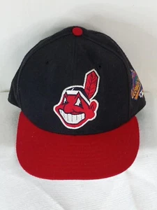 Vintage Cleveland Indians Chief Wahoo 1997 World Series New Era Hat RARE!!! - Picture 1 of 10