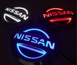 NISSAN Emblem 5D LED 3 Color 2 Size Variation Exterior Parts & Accessories Japan - Picture 1 of 22