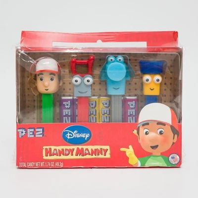 Disney Handy Manny PEZ Candy Dispenser Gift Set 4 Pack New Sealed Box - Image 1 of 3