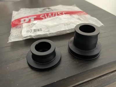 DT Swiss Front Hub Axle Conversion End Cap Kit 12mm Thru-Axle 12x100 180 240 EXP - Image 1 of 3