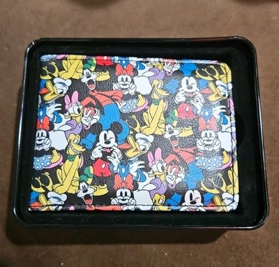 NIB Buckle-Down Men's Bi-fold Wallet -  Disney Big 8 - 100 Anniversary - Image 1 of 3
