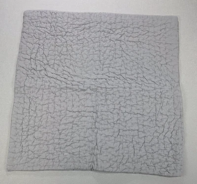 NWOT Quince 100% Organic Cotton Accent Pillowcase Sham Gray Comfort ONE 20x20 - Image 1 of 4