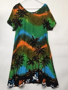 Hawaiian MuuMuu Women's Size OS Aloha Fashions Vibrant Color MuMu Dress - Picture 1 of 12