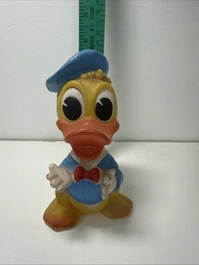 Walt Disney Productions 5,5" Paperino Spremere Gomma Giocattolo - Foto 1 di 6