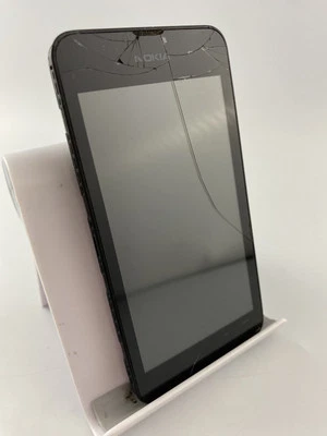 Nokia Lumia 530 Black Unlocked 4GB 4" Windows Smartphone Cracked Incomplete - Image 1 of 4