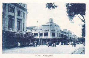 HANOi - Rue Paul Bert Tonkin Vietnam Indochine édition Nguyen Van Huu Indochina - Picture 1 of 2