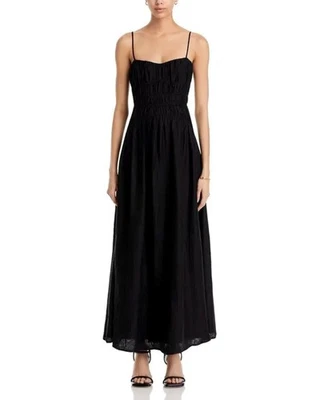 AQUA Crinkle Smocked Maxi Dress MSRP $118 - Image 1 of 4