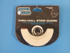 Dripper Guard Boat Thru-Hull Stain Guard, Size Large White - Bild 1 von 5