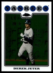 2008 Topps Chrome #121 Derek Jeter New York Yankees - Picture 1 of 2
