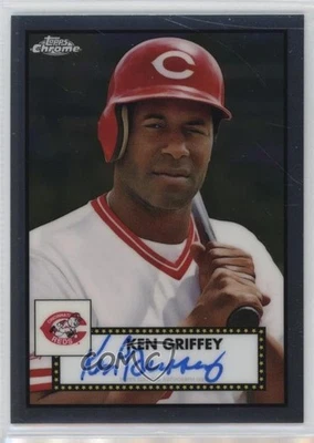 2021 Topps Chrome Platinum Anniversary Auto Ken Griffey #PA-KGS Auto - Image 1 of 2