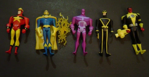 Justice League Unlimited JLU Starman Dr. Fate Parasite Kite Man Sinestro Corps Cover