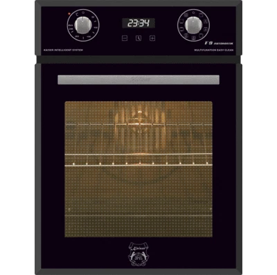 Kaiser Grand CHEF Einbau Backofen 45cm Backofen 9 Fkt. Autark Schwarz Glas EEK A - Bild 1 von 4