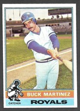1976 TOPPS #616  Buck Martinez  KANSAS CITY ROYALS  EX-MINT+   A