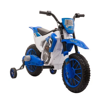 Aosom 12V Kids Motorcycle Dirt Bike Electric Battery-Powered Ride-On Toy Off-roa - Image 1 of 4