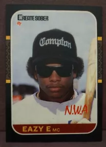Eazy E Limited Edition Baseball Rookie Art Card Hip Hop Collectible NWA - Picture 1 of 2
