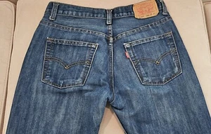 Levis 514 Straight Blue Jeans Medium Wash Denim 14 REG 27x27 Boys Youth - Picture 1 of 6