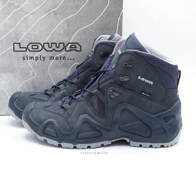 Botas impermeables Lowa Zephyr GTX Mid Gore-Tex para hombre 510863-0917 acero azul Foto 1 de 4