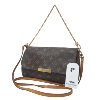 Auténtico bolso Louis Vuitton Favorite MM monograma M40718 garantizado 2 vías CLA247 Foto 1 de 4