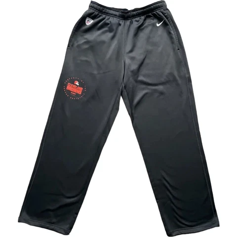 Nike Cleveland Browns Sweatpants Fleece Lined Training Mens Size Large Cover