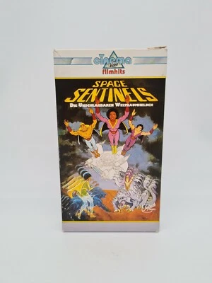 Space Sentinels Die Unschlagbaren Weltraumhelden VHS Kassette 1986 Medien Plus - Bild 1 von 4